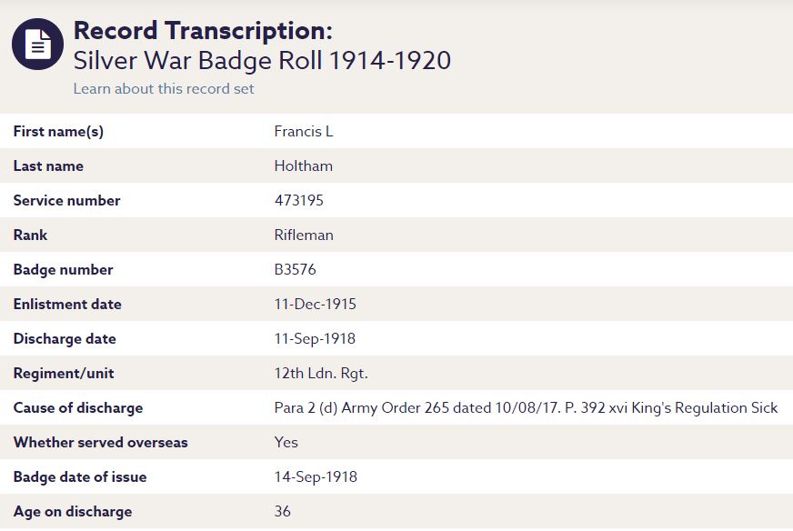 Benedict Cumberbatch WW1 ancestor