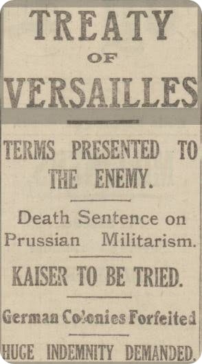 the terms of the treaty were printed in a variety of British newspapers including the Derby Daily Telegraph  