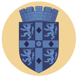 The county emblem of Durham: search ancestry records online
