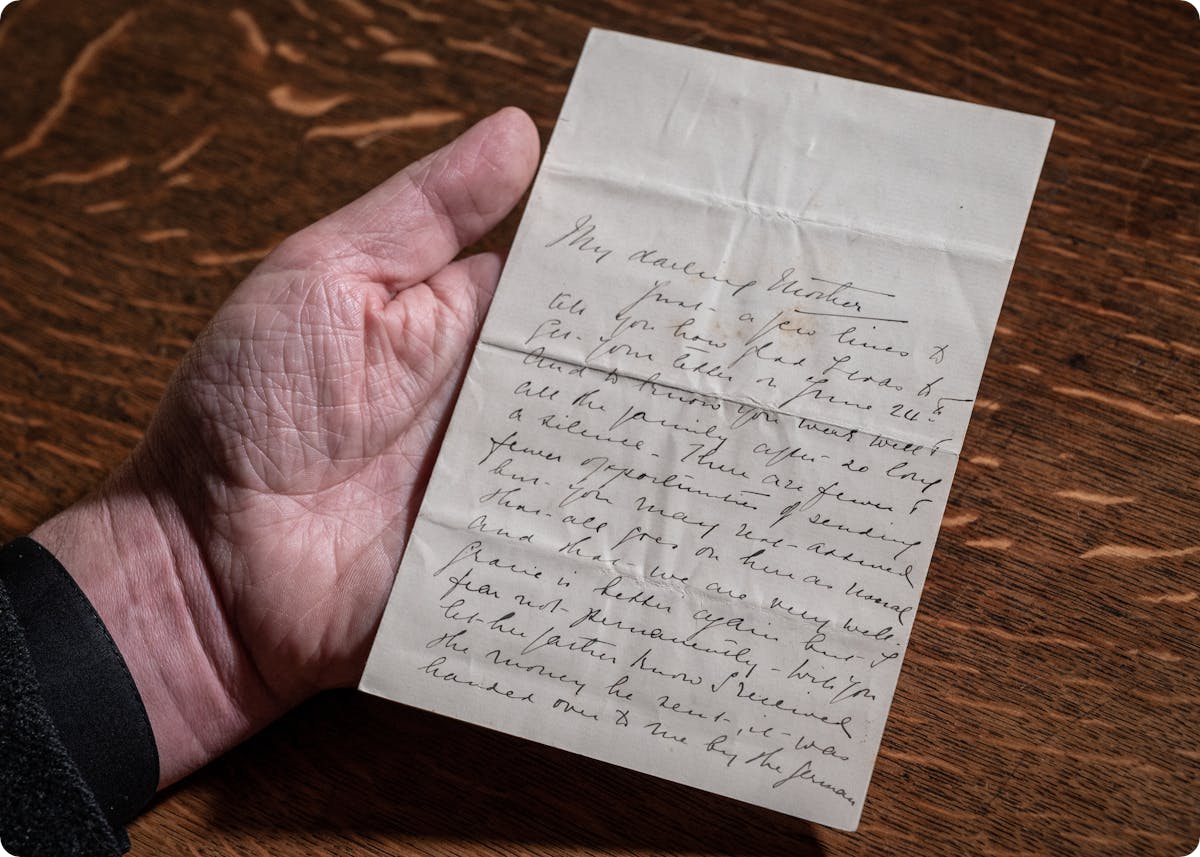 Edith Cavell's letters