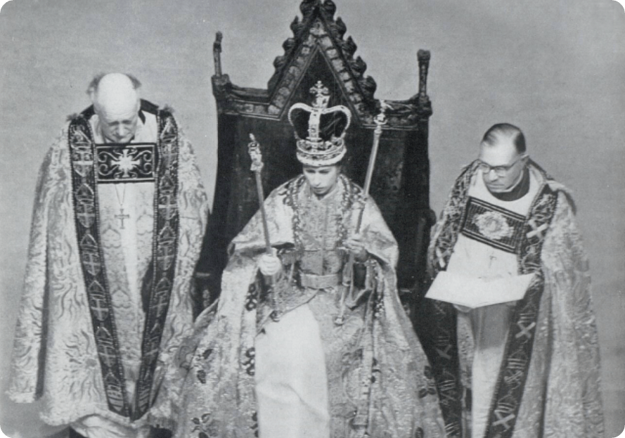 'The Queen is crowned', The Sphere, 1953.