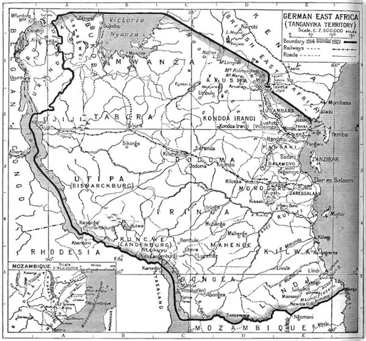 Tanganyika Territory in 1922
