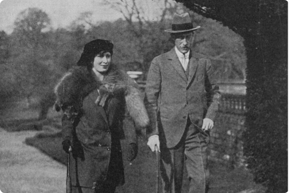 princess mary and her husband in 1922