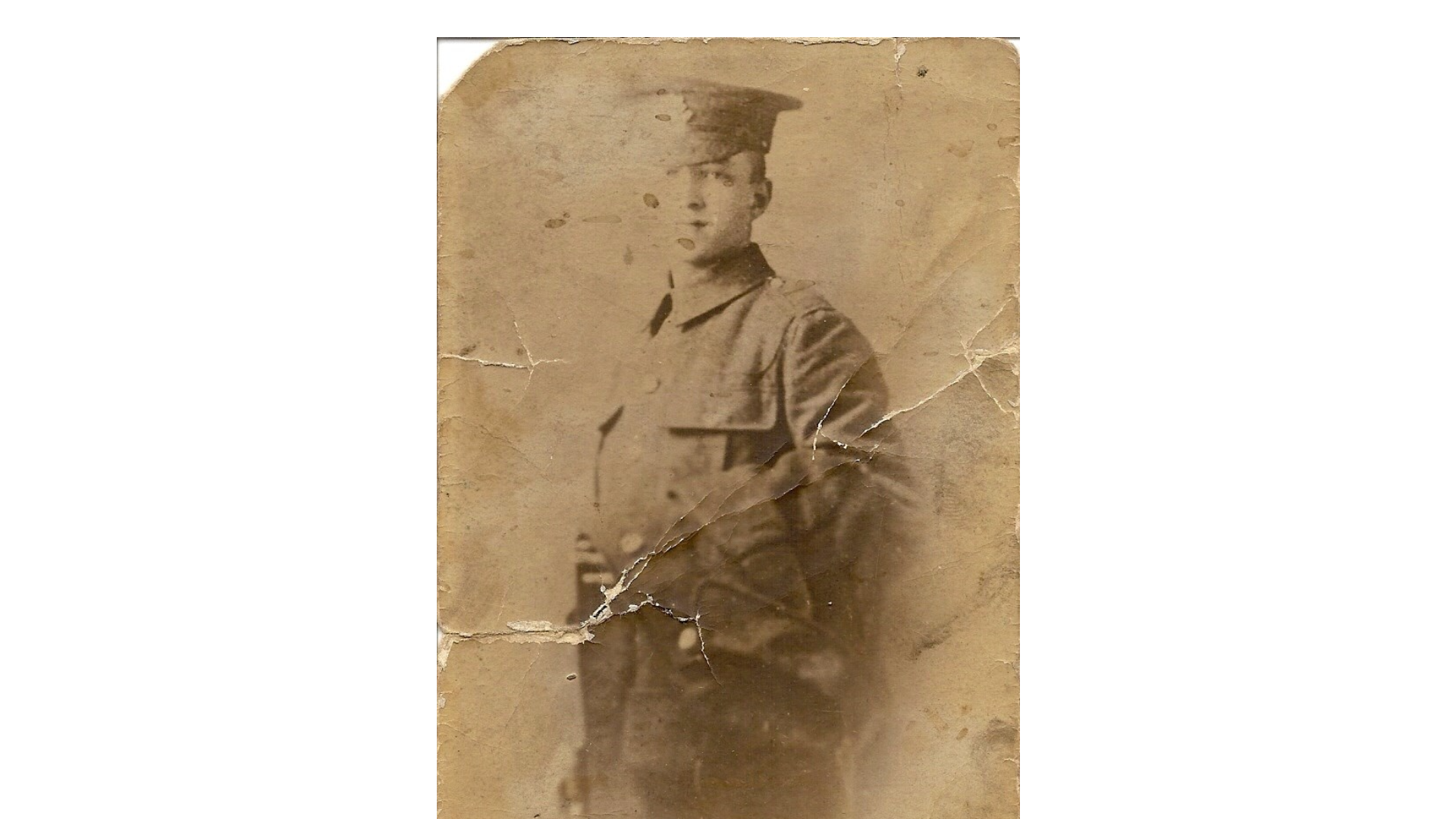 Private Joseph Micklewhite, 1914-1918.