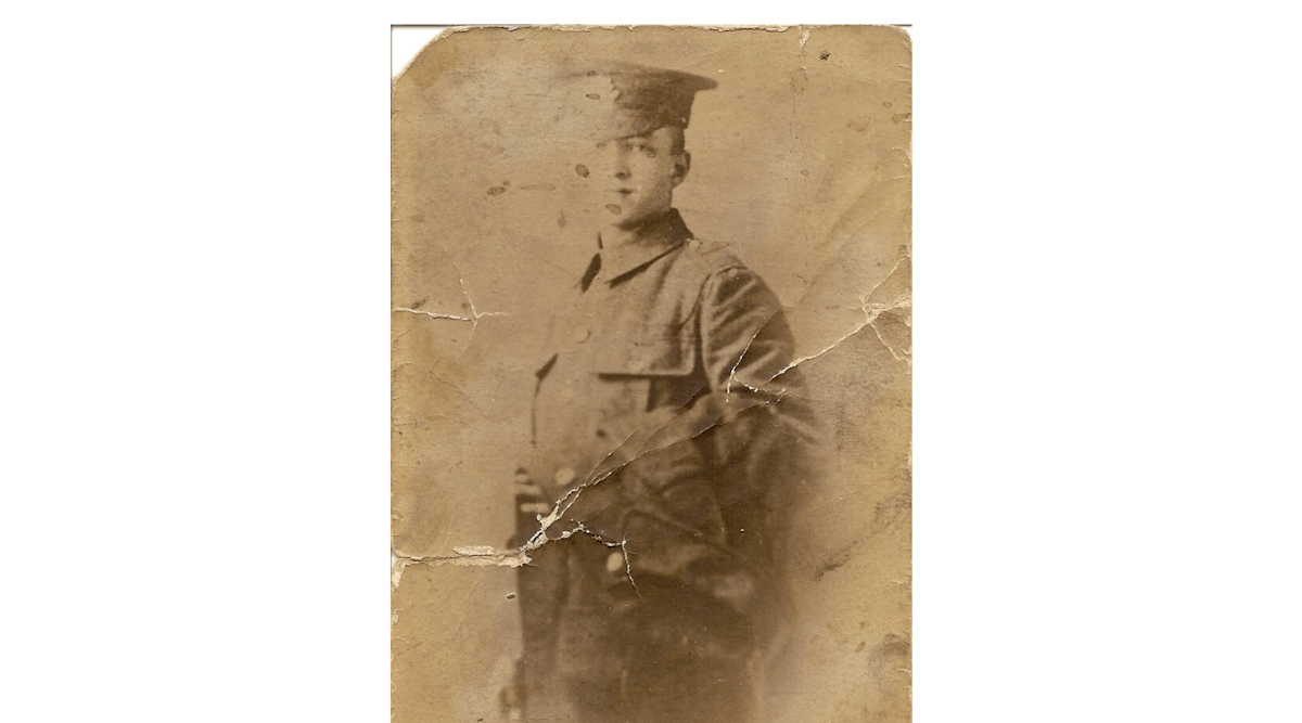 Private Joseph Micklewhite, 1914-1918.