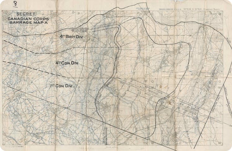 The Drocourt-Quéant Line, 1918.