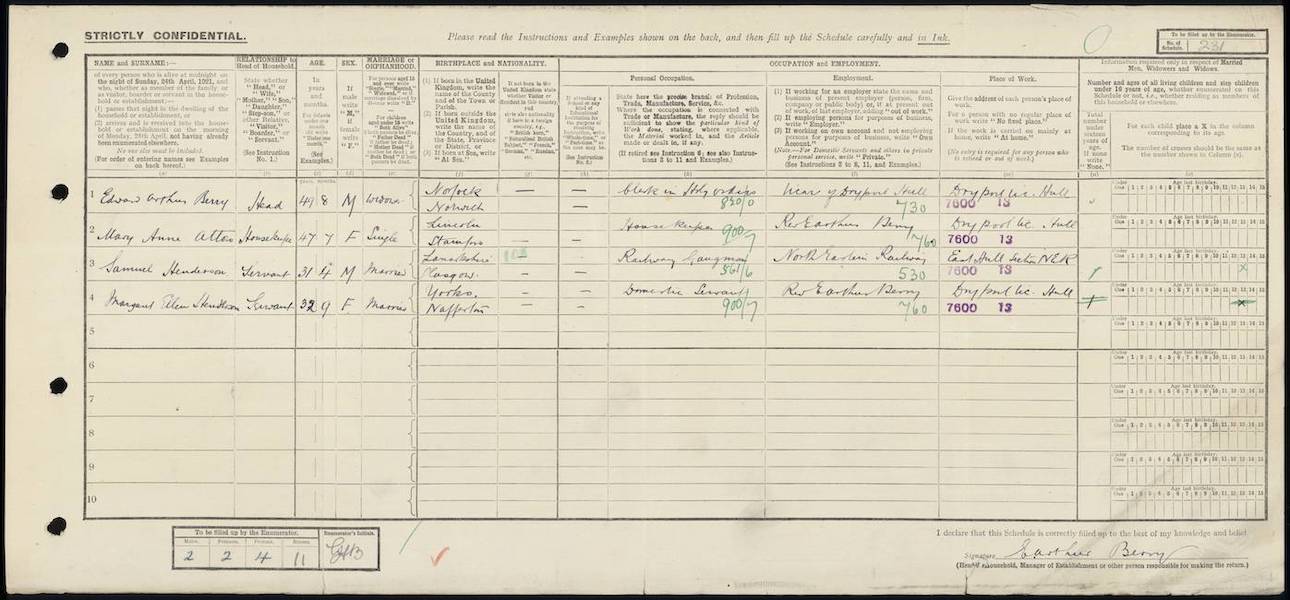 Edward Arthur Berry in 1921. 