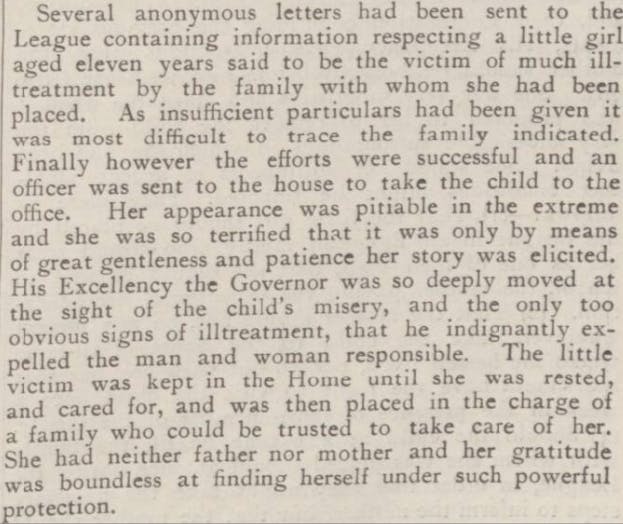 An article from the Vigilance Record, 1916.