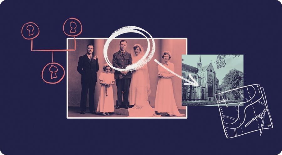 Collage of marriage images