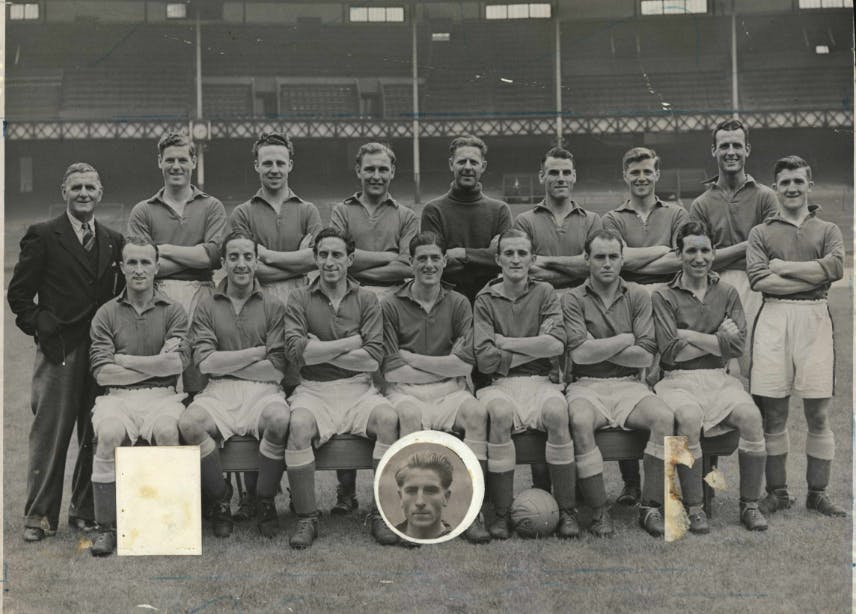 Everton FC, pictured in 1951, found in our Photo Collection.