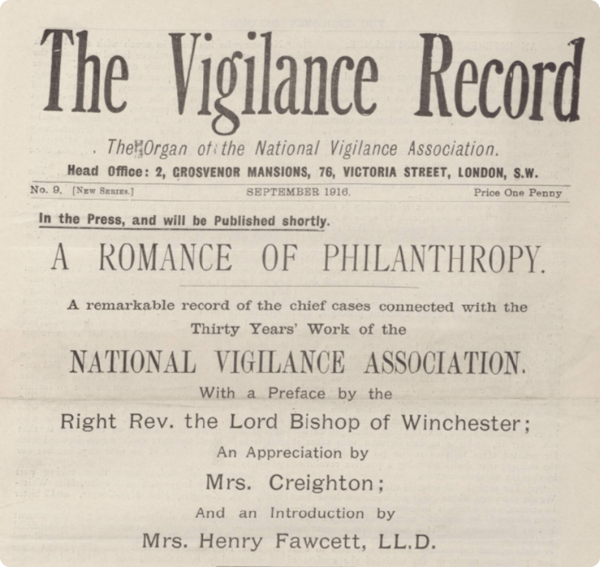 The Vigilance Record, 1916