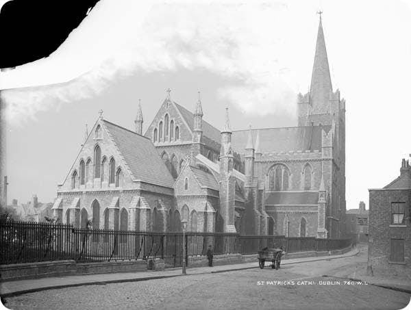 Dublin's St Patrick's Cathedral, c.1900.