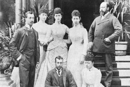 Edward VII, Queen Alexandra and their children.