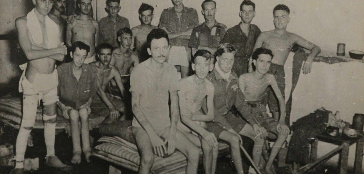 PoWs in Japanese camps during WW2