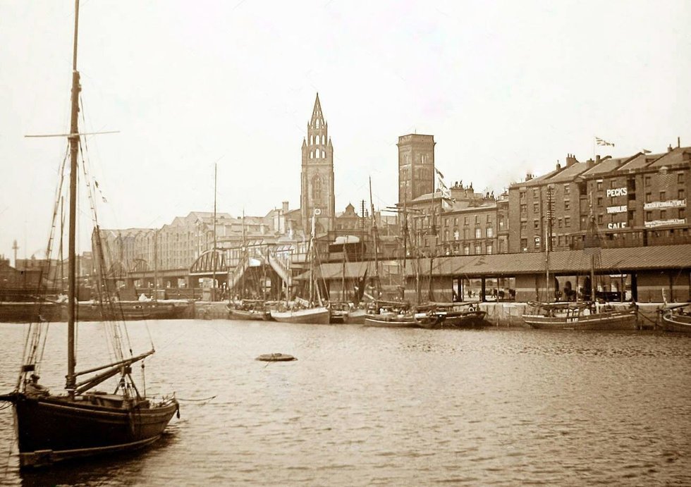 George's Dock in Liverpool, 1897. 