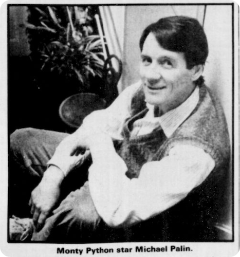 Michael Palin, as featured in our newspaper collection.