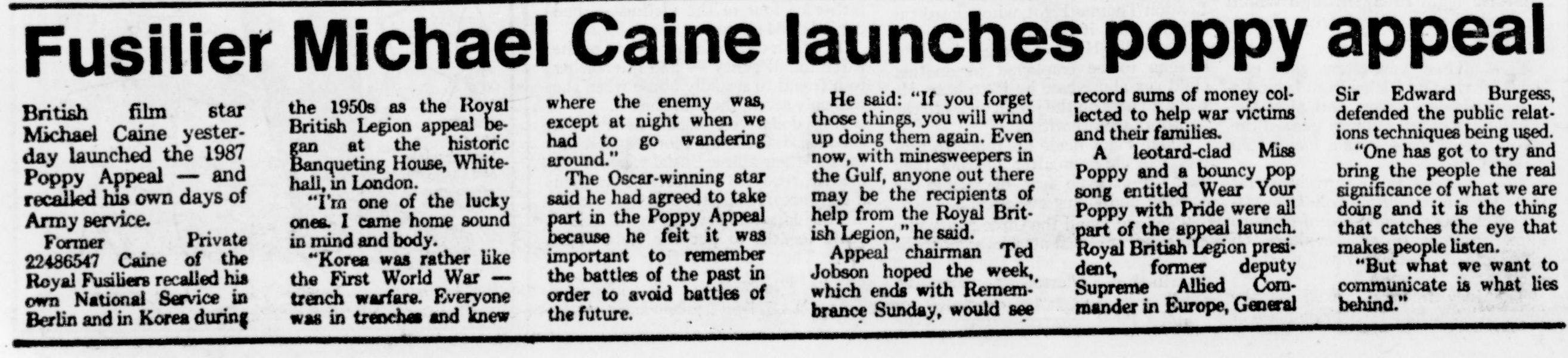Belfast News-Letter, 3 November 1987.