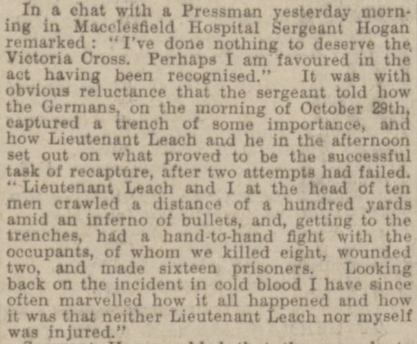 Manchester Courier, 24 December 1914.