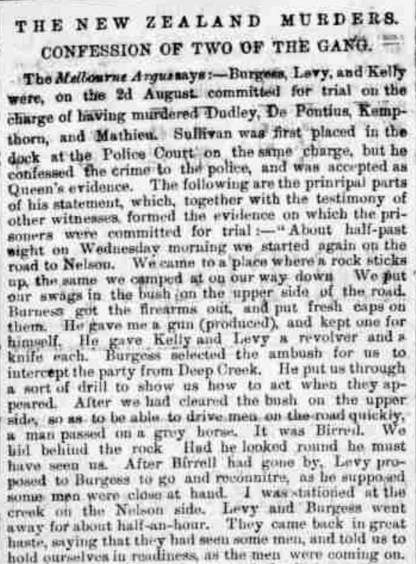 criminal gangs in New Zealand's gold rush