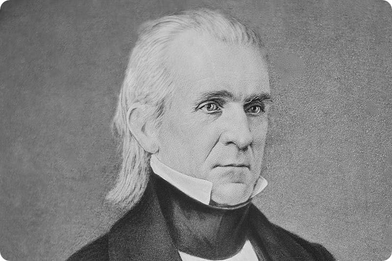 US President James K Polk