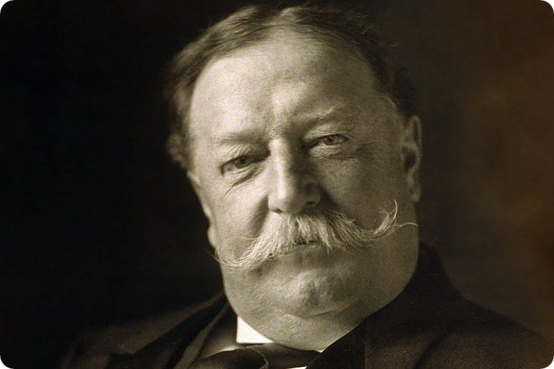 US President William Howard Taft