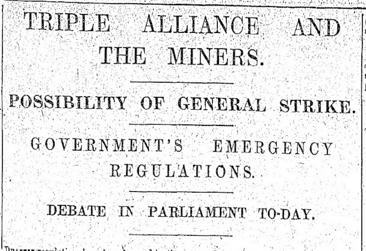 Triple Alliance General Strike 1921