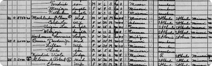 Taylor Swift’s grandmother Marjorie, in the 1940 US Census.