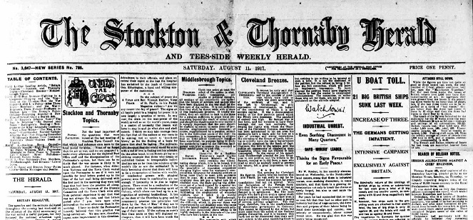 Stockton Herald newspaper archive