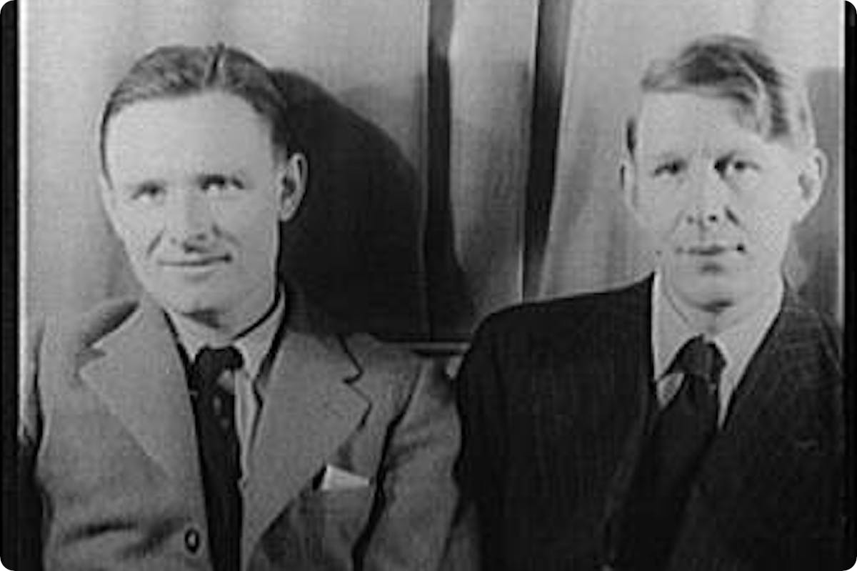 WH Auden and Christopher Isherwood