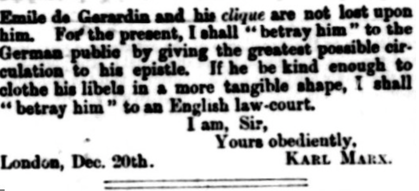 Eastern Post, 23 December 1871.