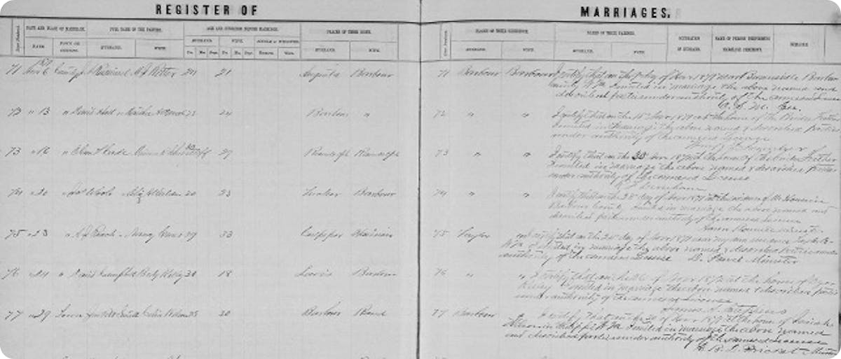 United States marriage records at Findmypast