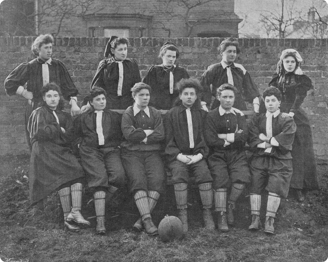 The British Ladies' Football Club in 1895