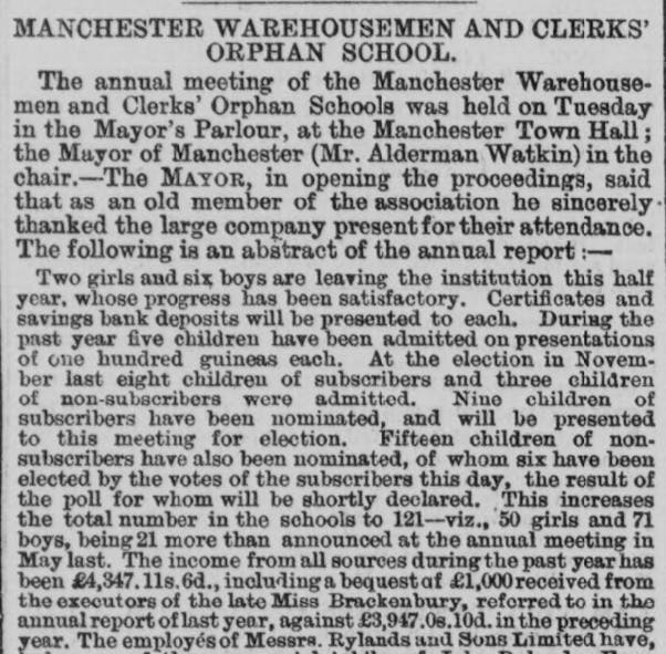 The Manchester Times, 1874.