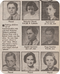 Some examples of how Nicholas went about finding homes for the child refugees, pictured in the Sunday Mirror, 28 February 1988. 