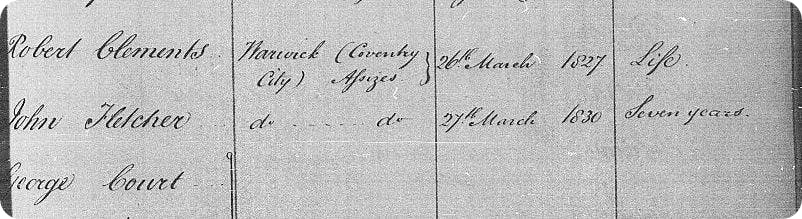 Convict Transportation Registers