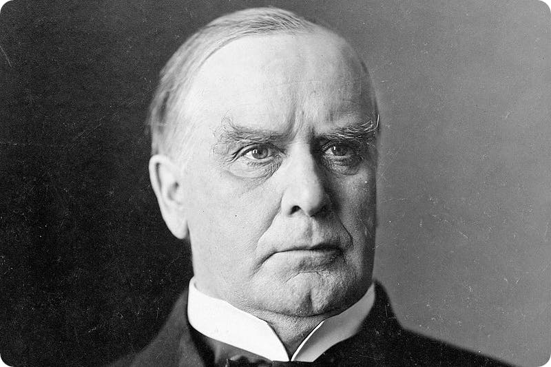 US President William McKinley