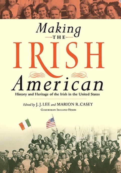 Making the Irish American book cover.