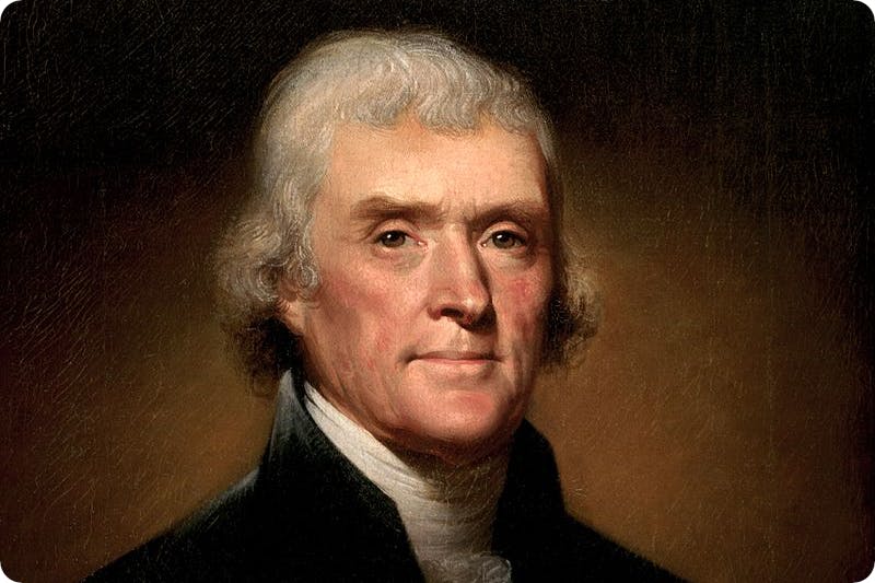 US President Thomas Jefferson