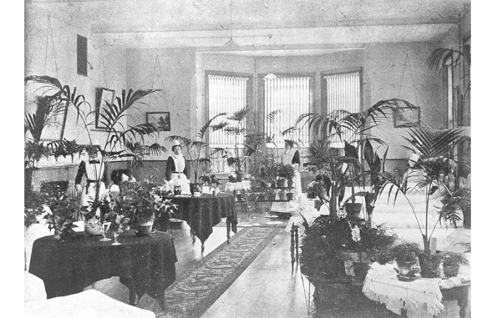 Photograph of a ward in the Bexley Asylum, Kent