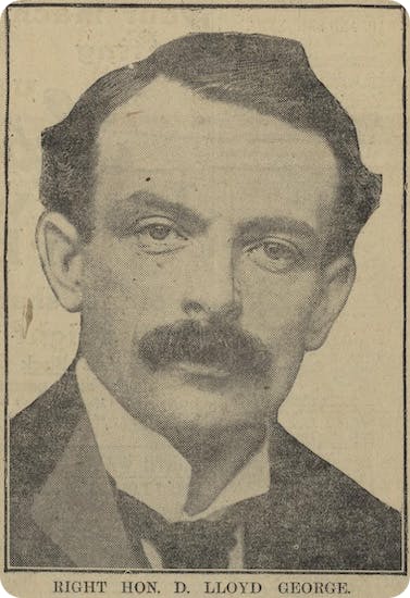 David Lloyd George, 1908.