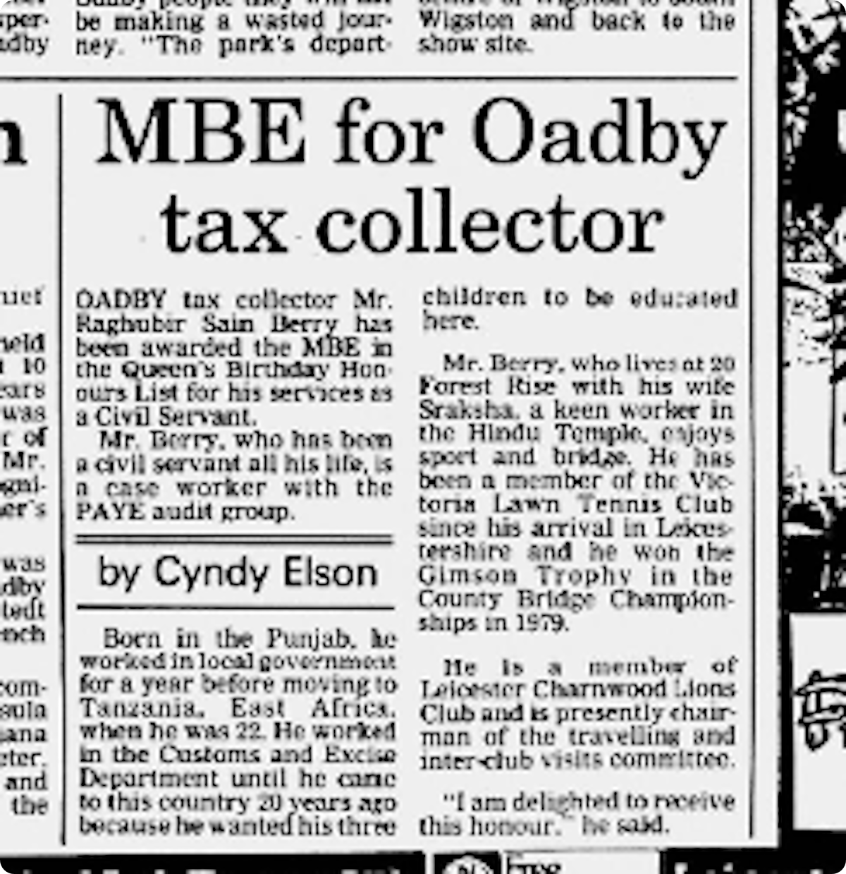Oadby & Wigston Mail 17 June 1988