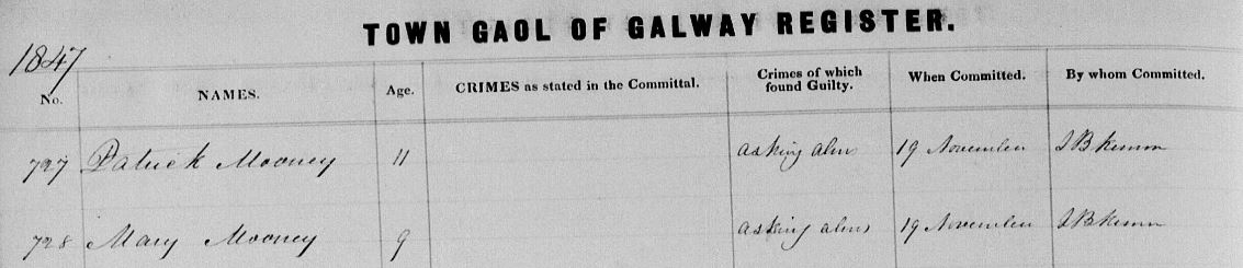 Irish prison records