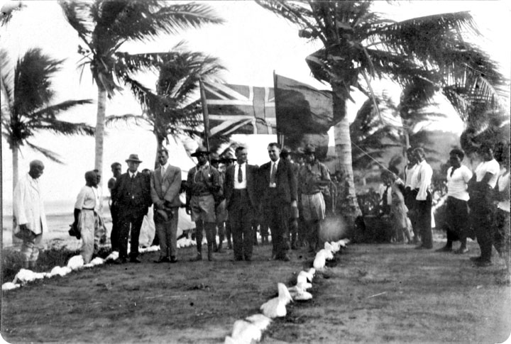 British occupation in Badu, Torres Strait Island, 1931.