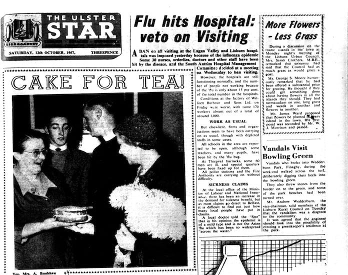 Ulster Star, 12 October 1957