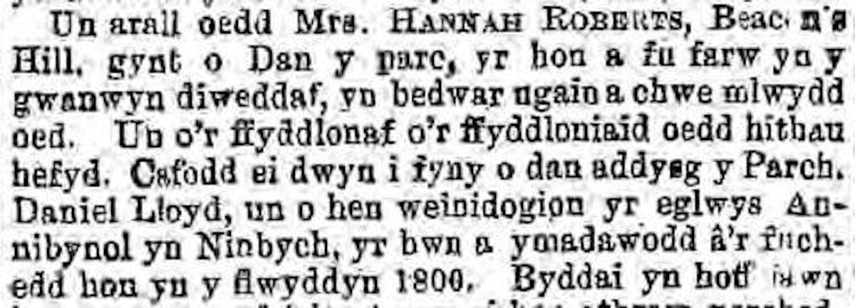Old Welsh newspapers