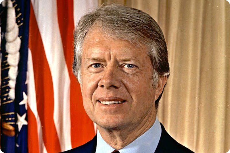 US President Jimmy Carter