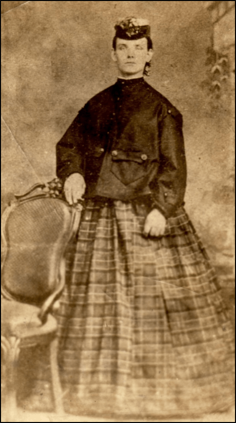 Eliza Kennedy Morgan, circa 1867. Photo used with the client's permission.