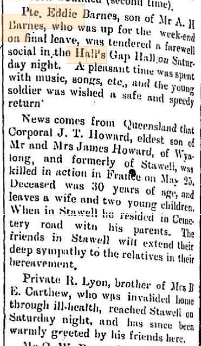 Stawell News and Pleasant Creek Chronicle archives