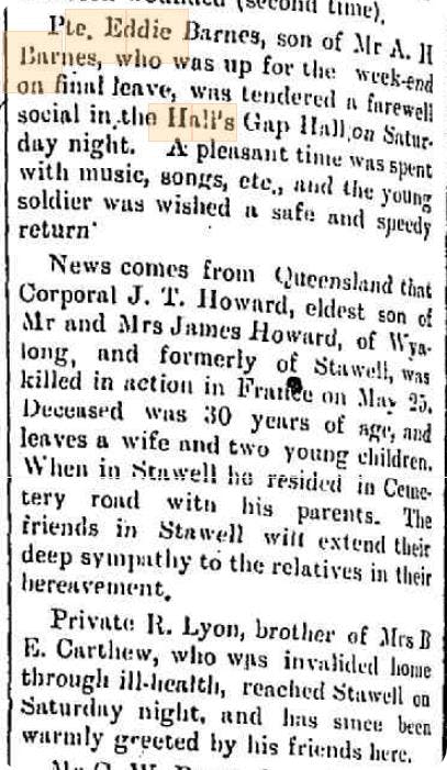 Stawell News and Pleasant Creek Chronicle archives