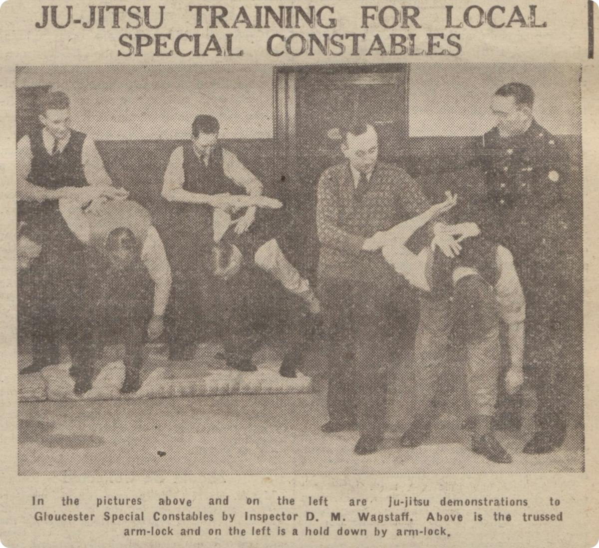 Special Constables undergoing rigorous training exercises